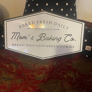 Black and White Kitchen Sign